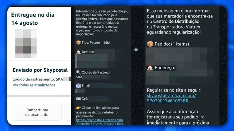 Golpe da Encomenda evolui e agora possui até mesmo o código de rastreio da Amazon - Noticiário 24H