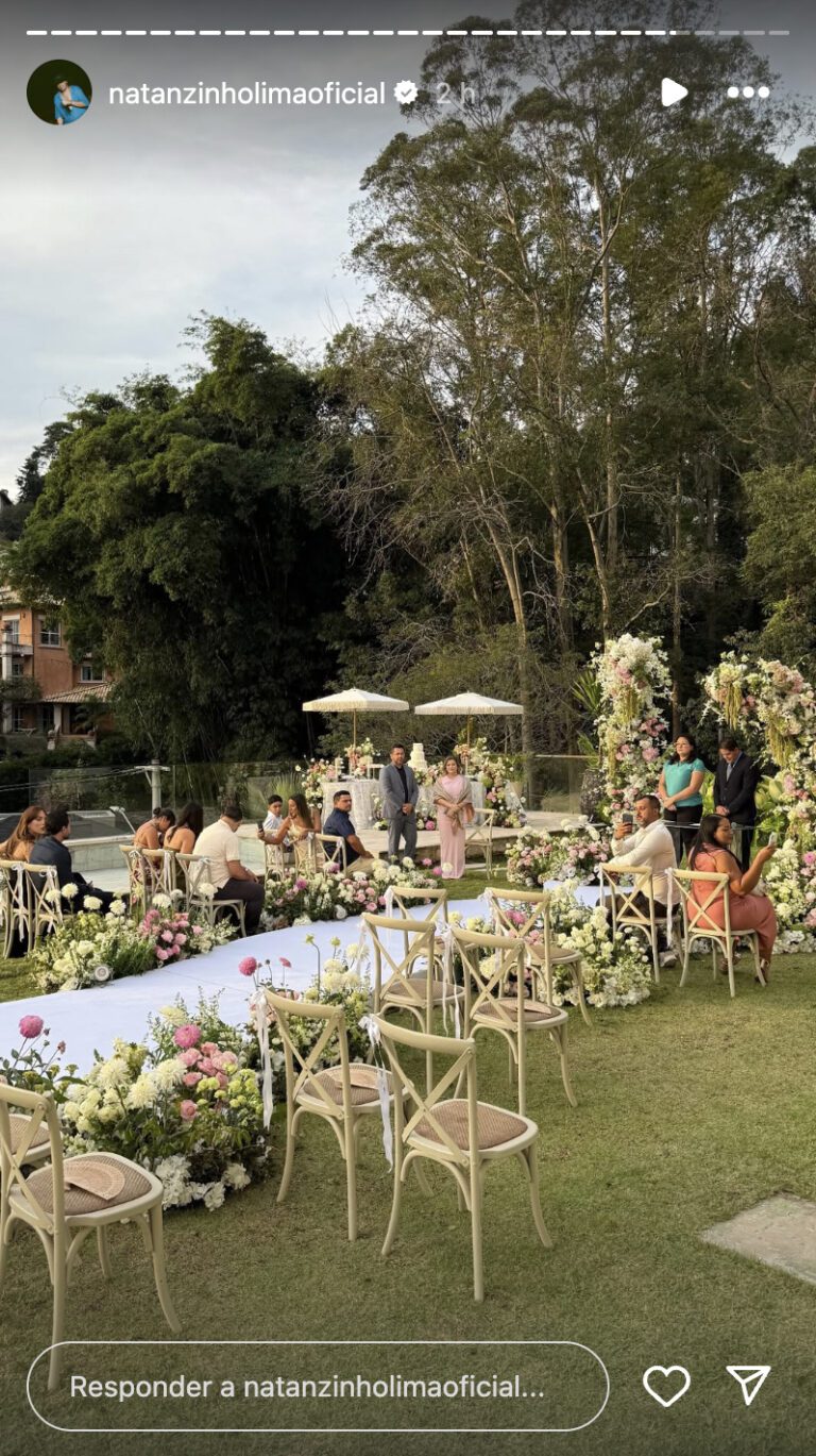 Natanzinho Lima faz chá revelação do filho e conta o nome do bebê - Noticiário 24H