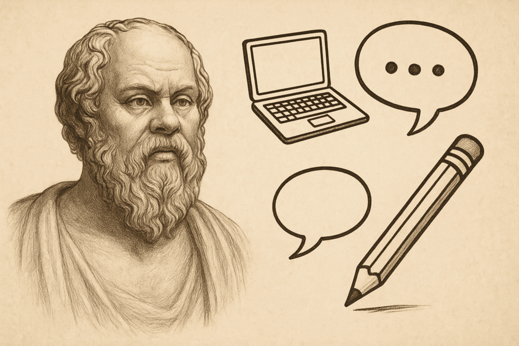 Em 'modo educação', ChatGPT imita filósofo e só faz perguntas ao aluno, sem dar respostas diretas; veja se funciona - Noticiário 24H