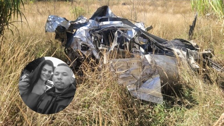 casal cai de penhasco com freio de mão puxado - Noticiário 24H